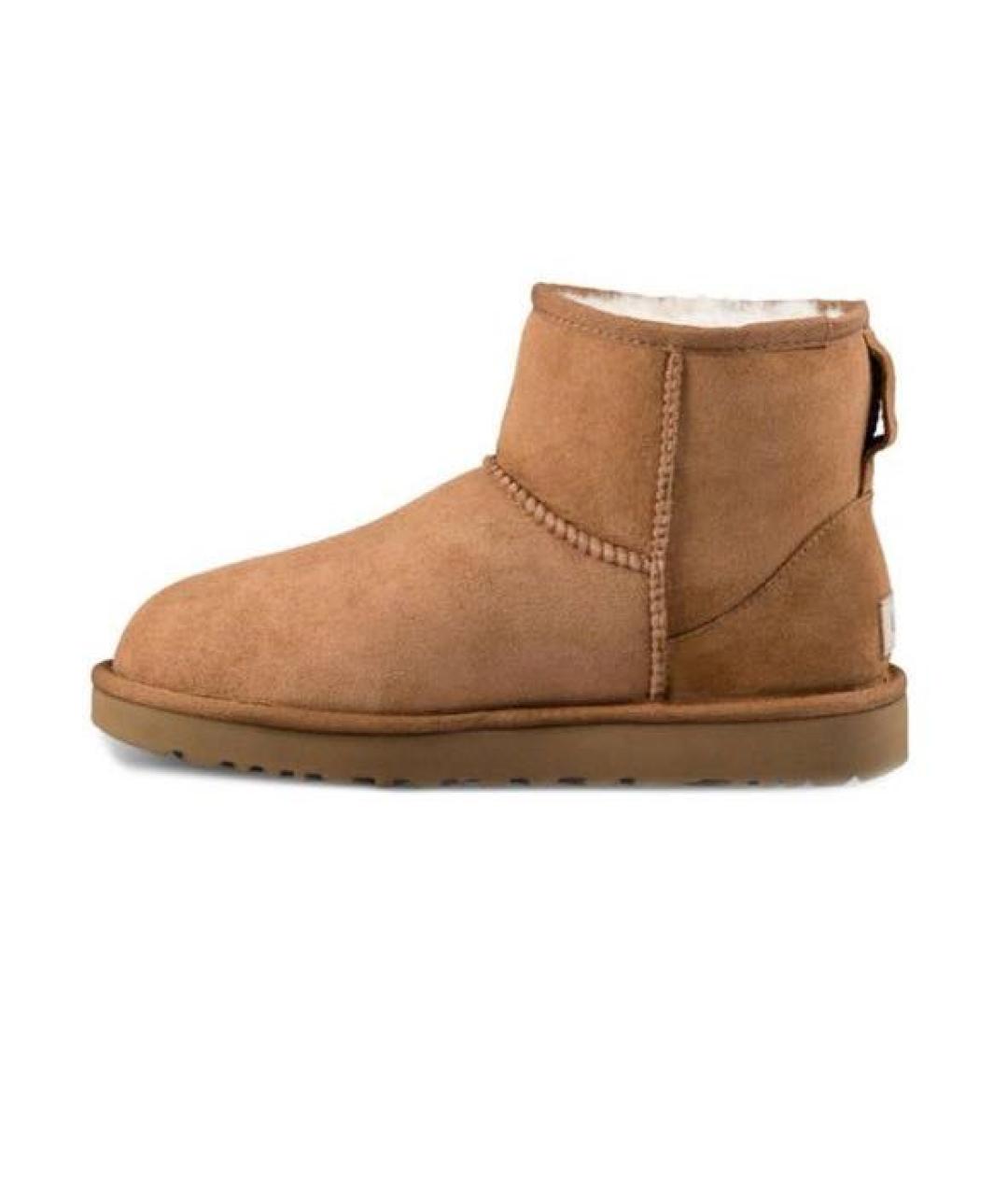 UGG AUSTRALIA Коричневые замшевые ботинки, фото 2