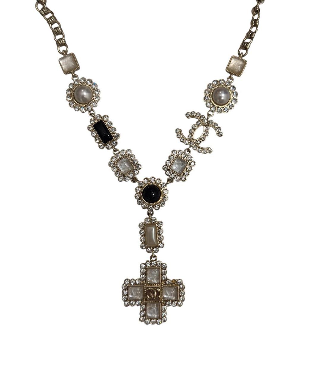 CHANEL Серебряное металлическое колье, фото 5