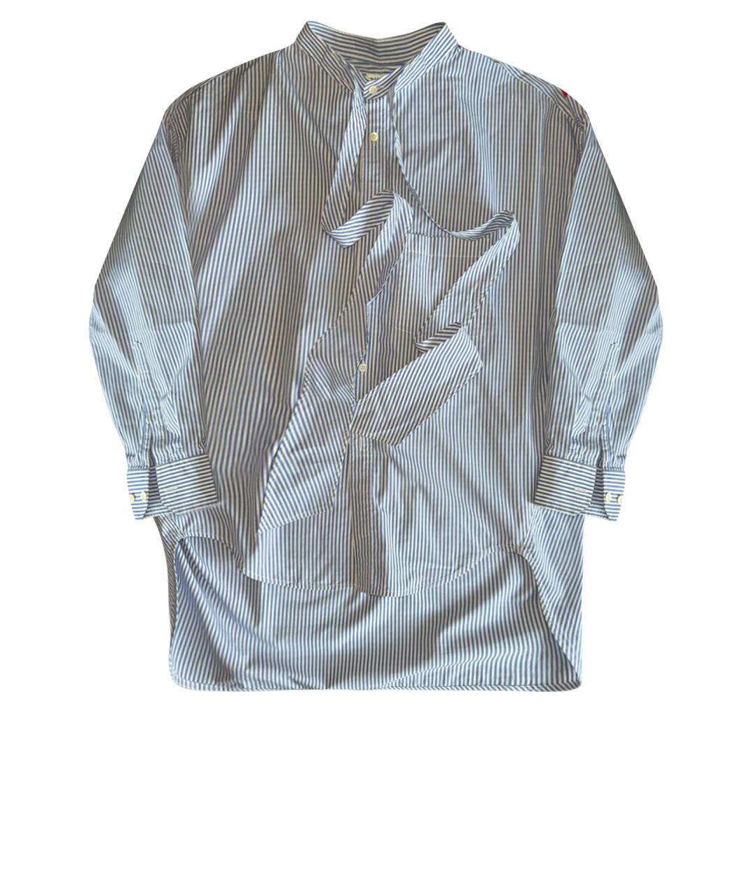 BALENCIAGA Голубая хлопковая рубашка, фото 1