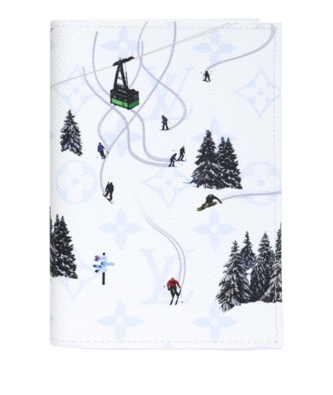 LOUIS VUITTON Белый кожаный кошелек, фото 1