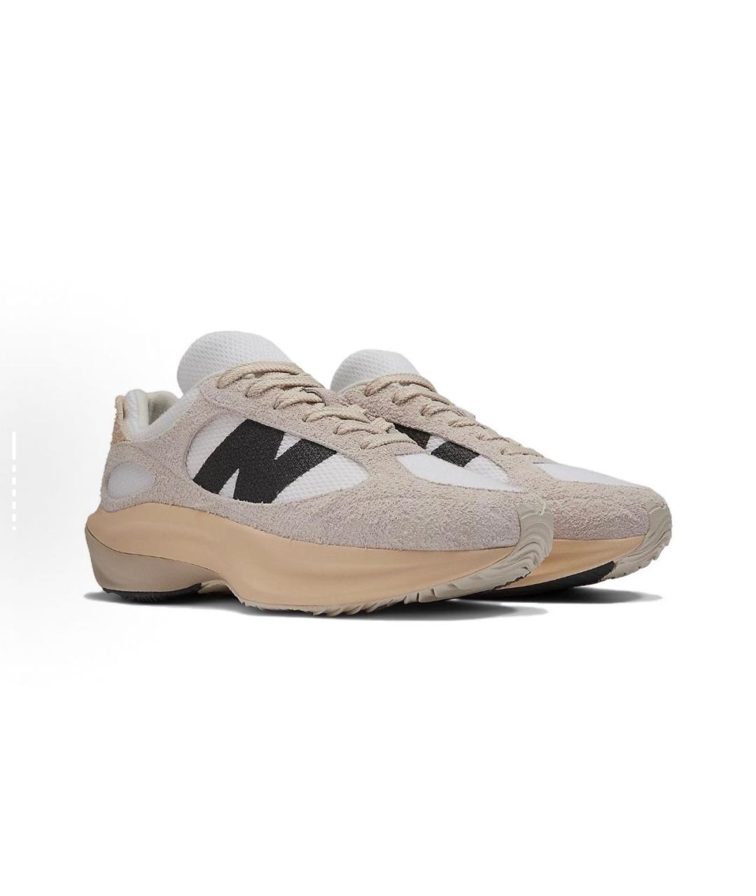 NEW BALANCE Бежевые замшевые кроссовки, фото 3