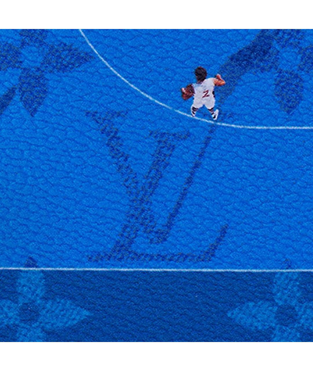 LOUIS VUITTON Синий кожаный кошелек, фото 5