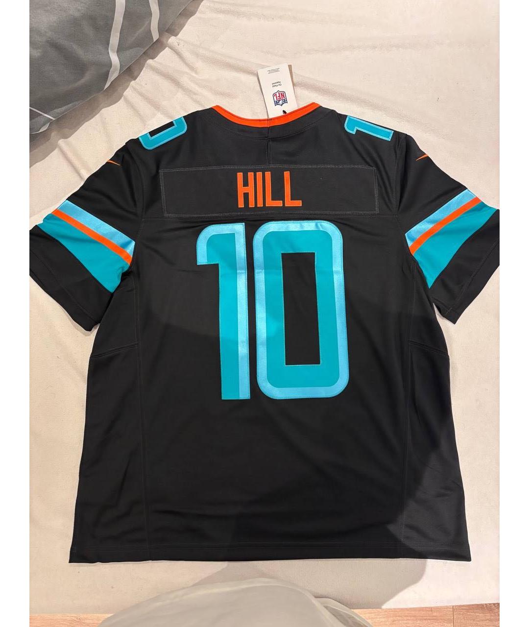 NIKE Черная синтетическая футболка, фото 2