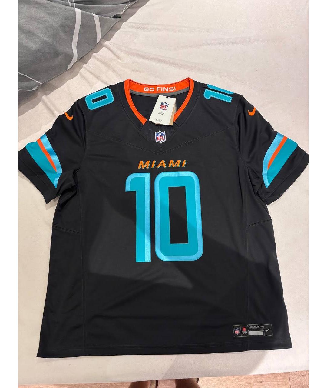 NIKE Черная синтетическая футболка, фото 7