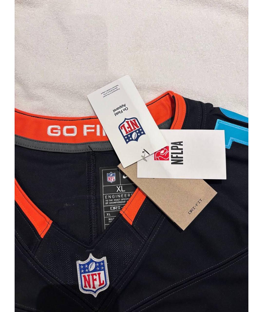 NIKE Черная синтетическая футболка, фото 3