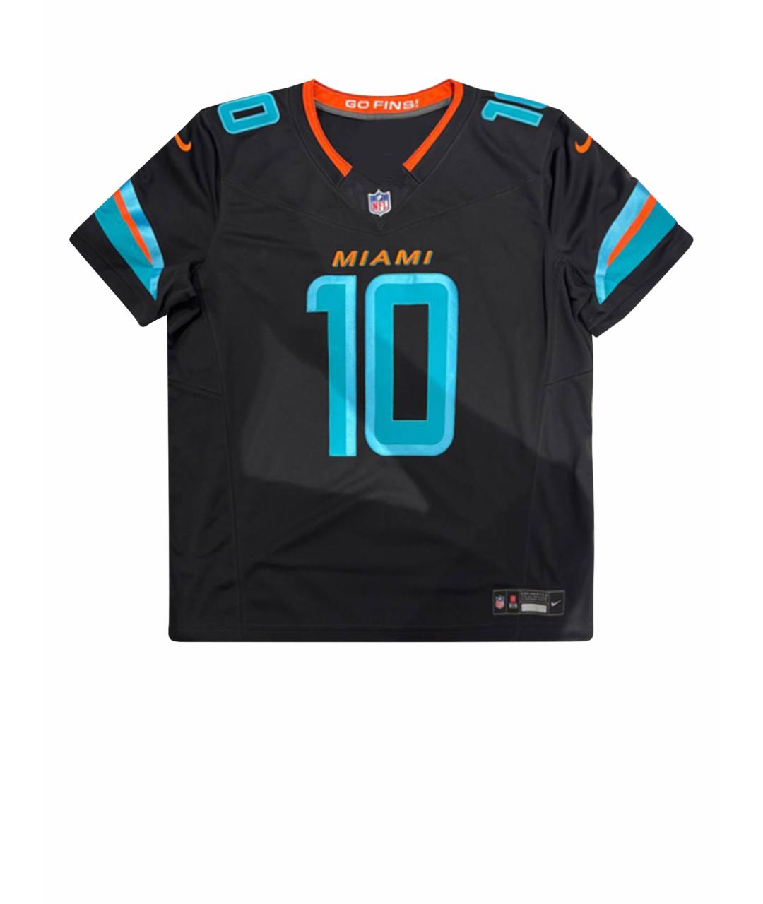 NIKE Черная синтетическая футболка, фото 1