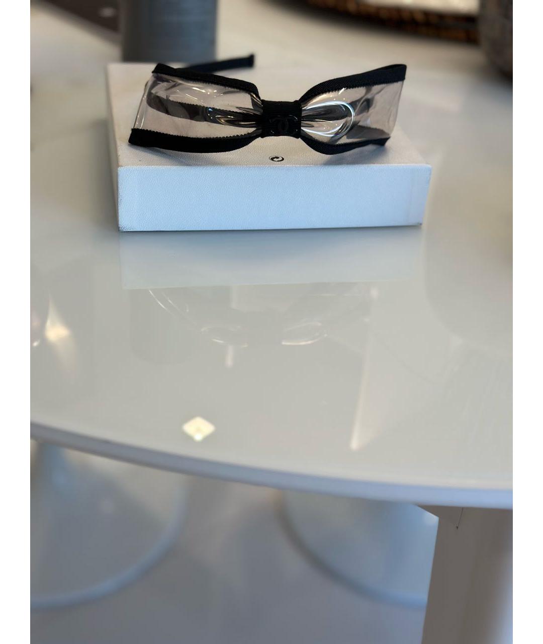 CHANEL Черный ободок, фото 8