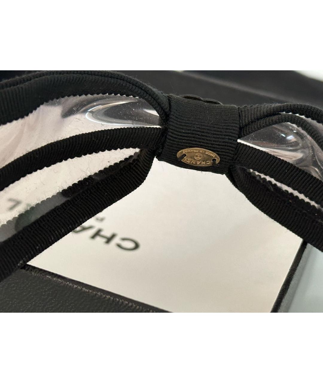 CHANEL Черный ободок, фото 7
