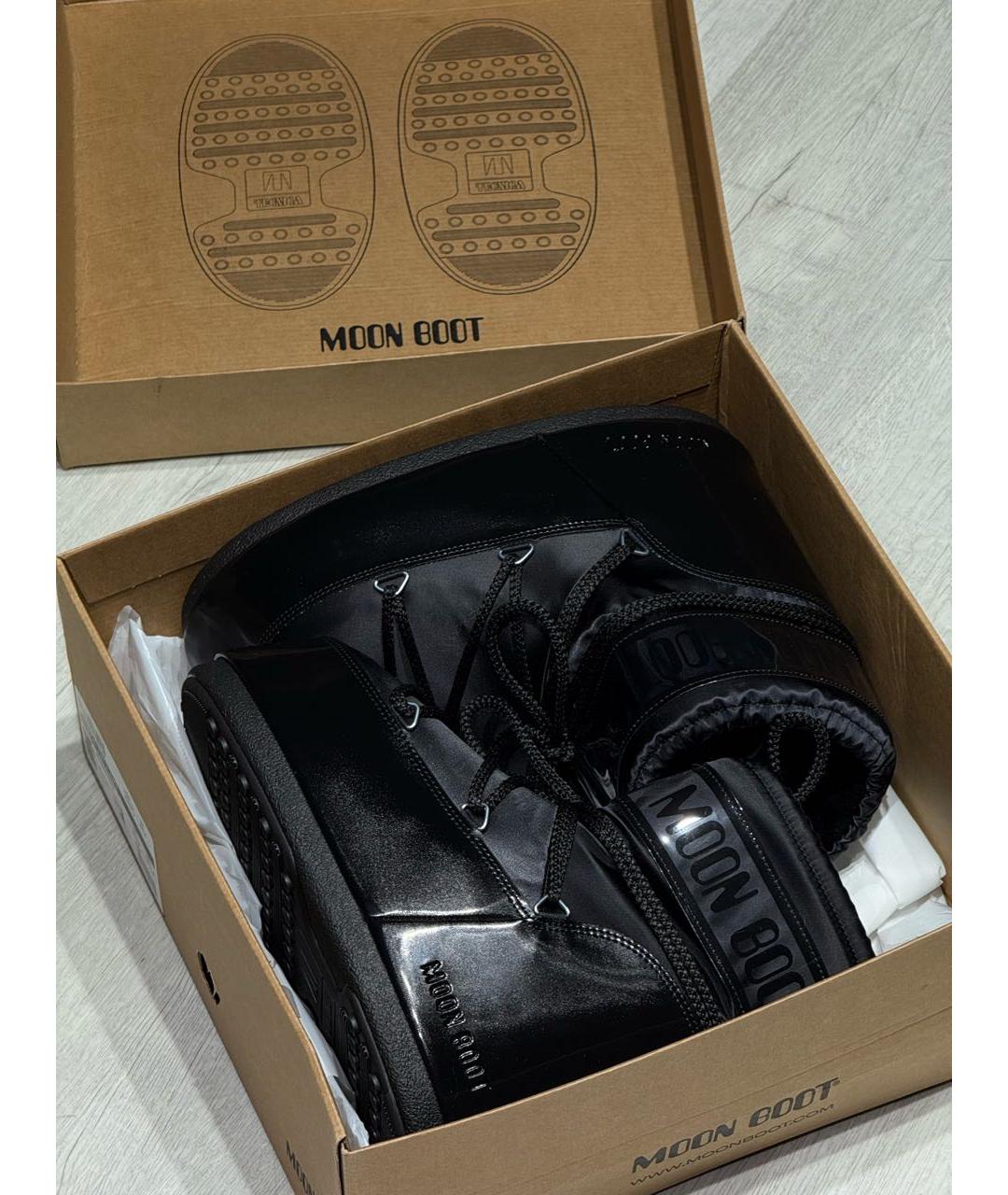 MOON BOOT Черные брогги и оксфорды, фото 5