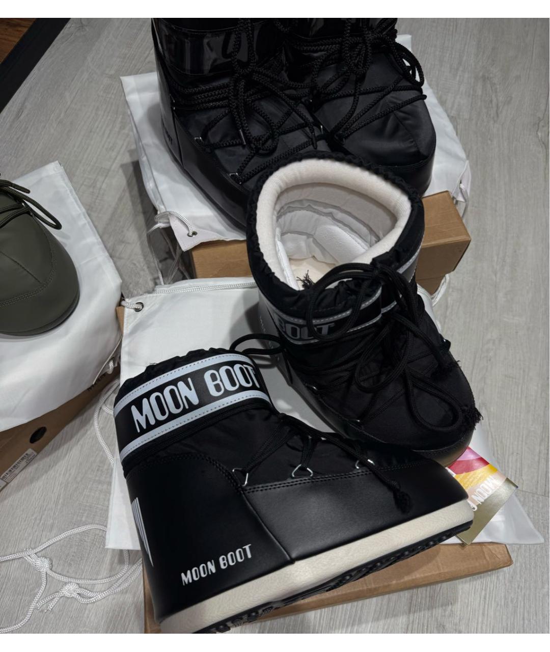 MOON BOOT Черные ботинки, фото 6