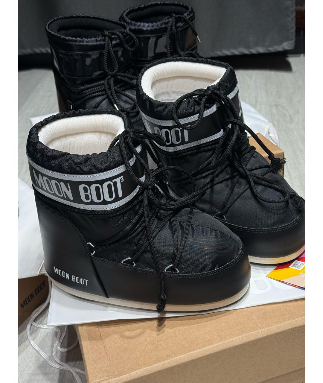 MOON BOOT Черные ботинки, фото 5