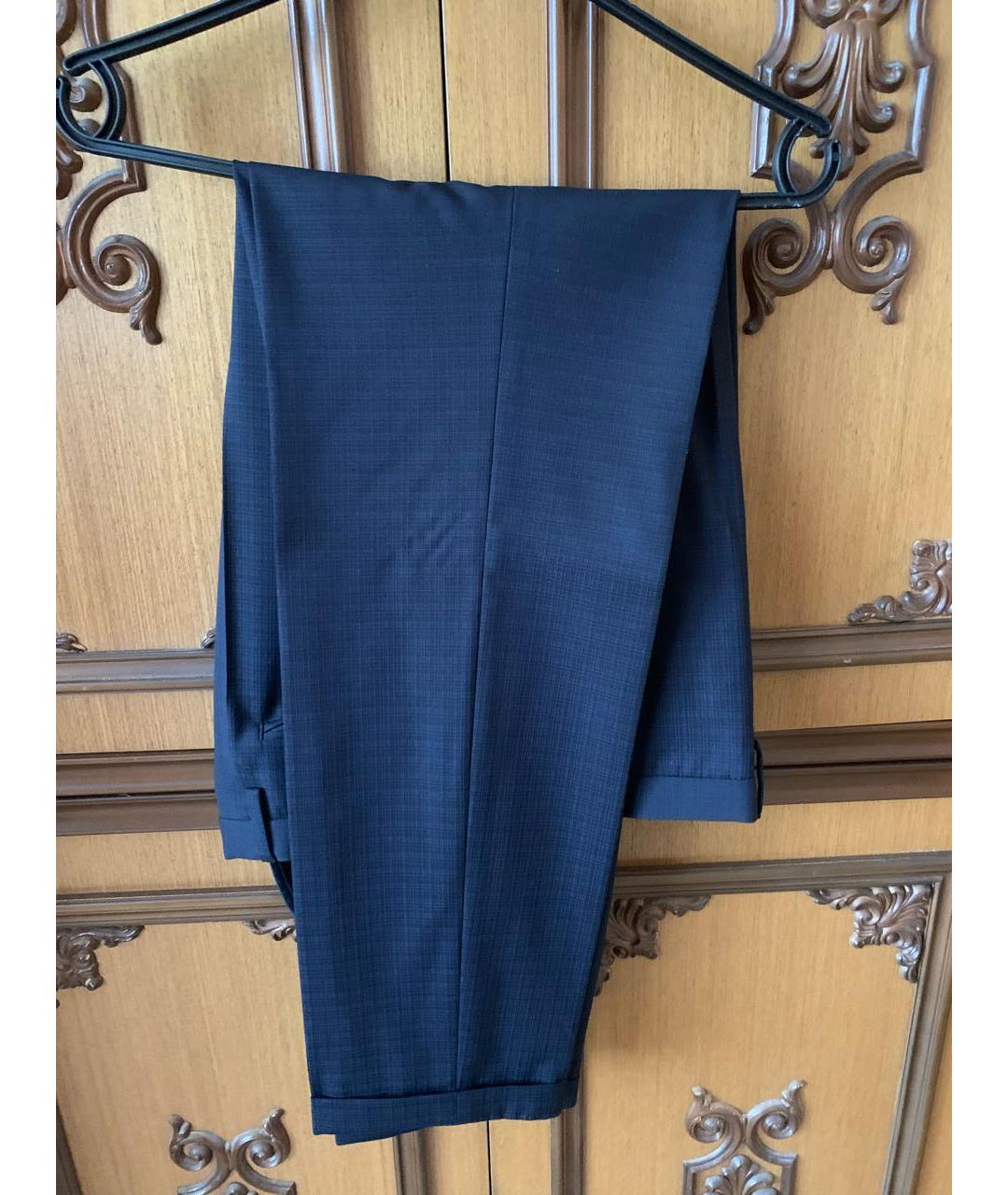 HUGO BOSS Темно-синий классический костюм, фото 3