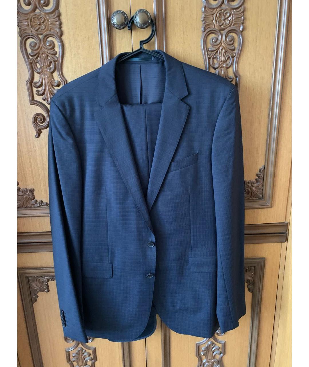 HUGO BOSS Темно-синий классический костюм, фото 9