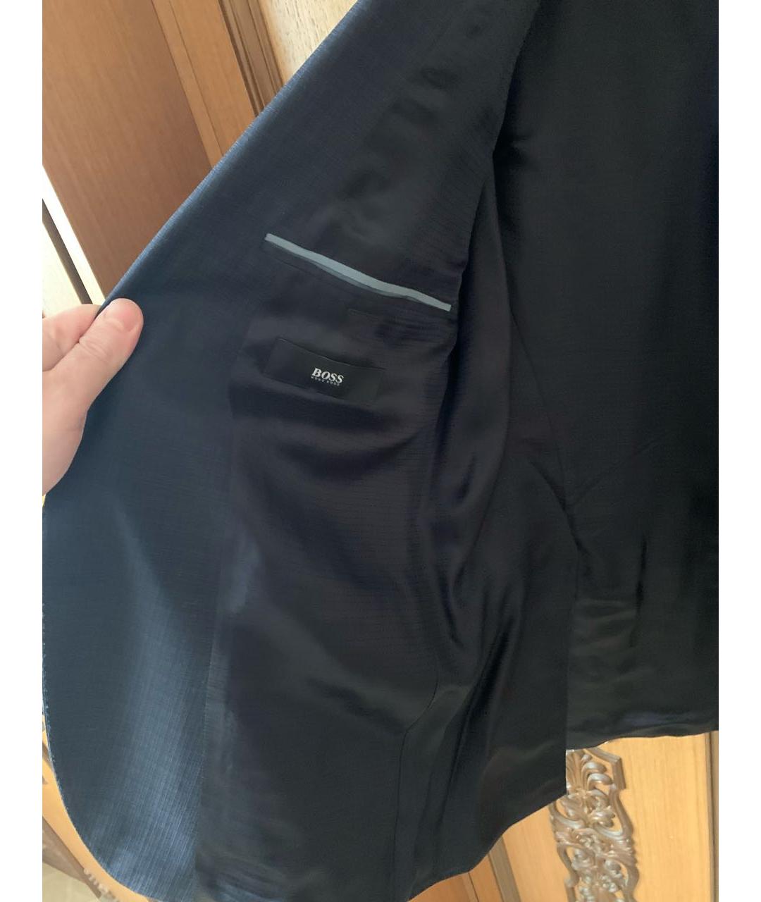 HUGO BOSS Темно-синий классический костюм, фото 6