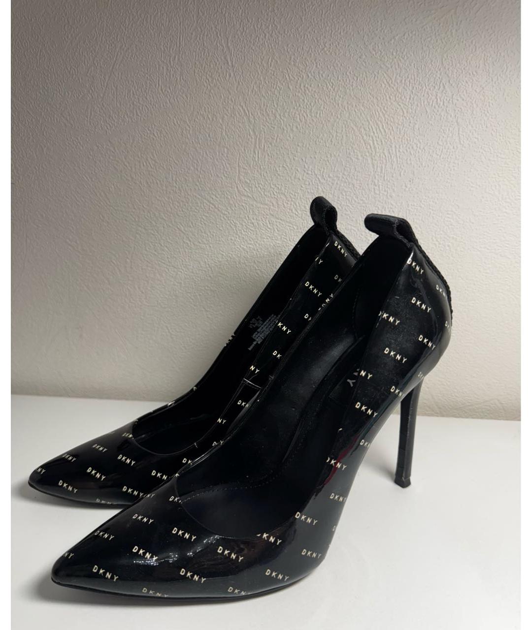 DKNY Черные туфли из лакированной кожи, фото 3