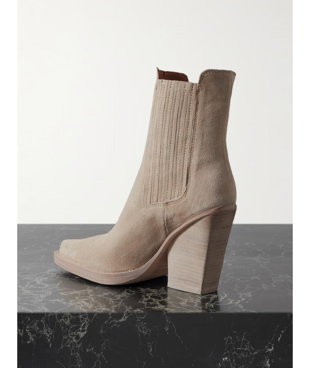 PARIS TEXAS Серые замшевые ботинки, фото 3