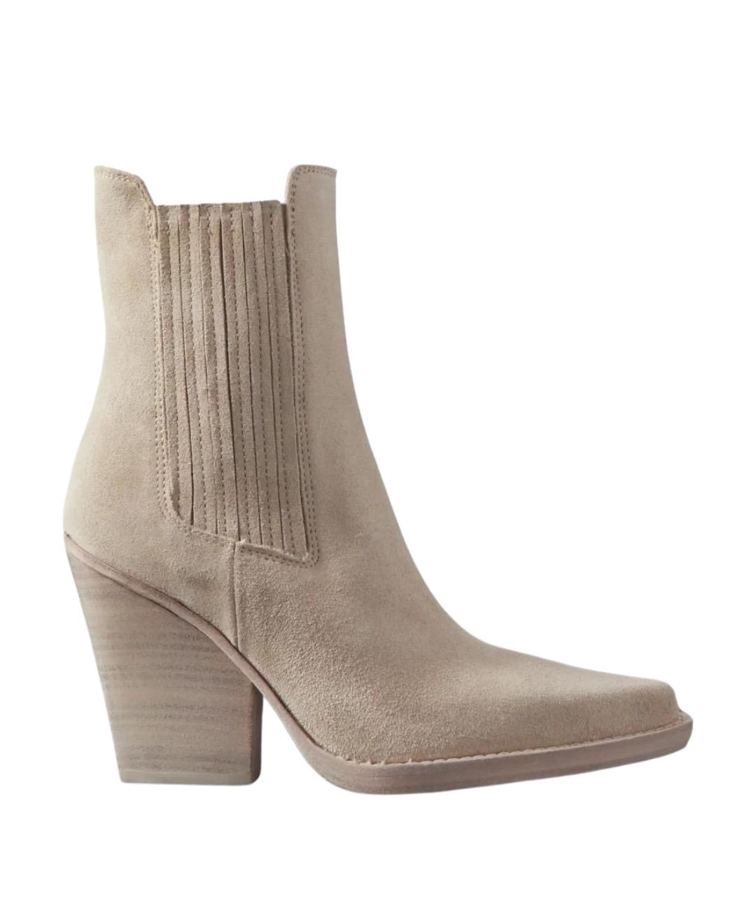 PARIS TEXAS Серые замшевые ботинки, фото 1