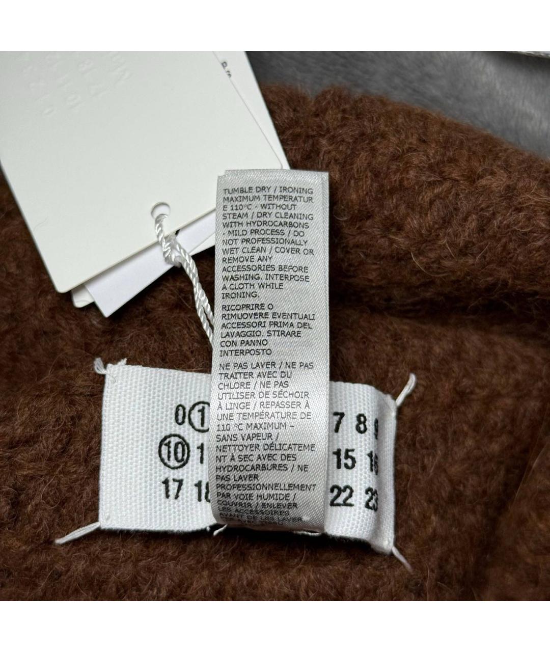 MAISON MARGIELA Коричневая шапка, фото 7