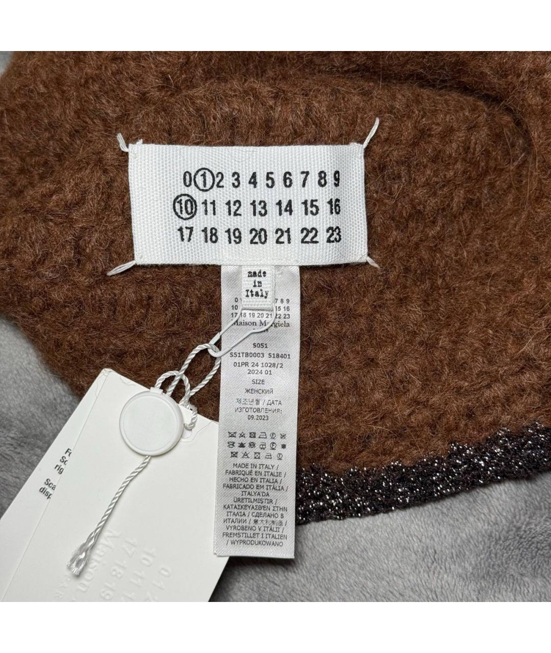 MAISON MARGIELA Коричневая шапка, фото 5