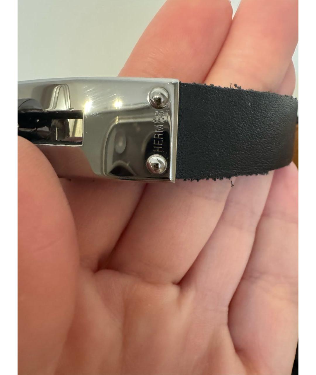 HERMES Черные кожаные сапоги, фото 5