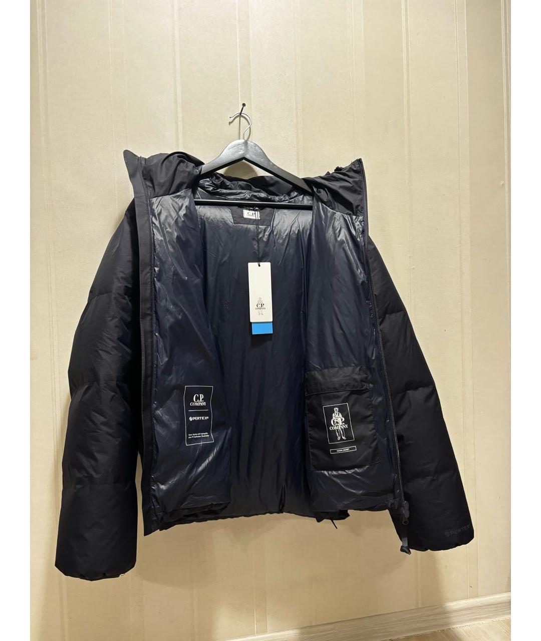 CP COMPANY Темно-синий полиамидовый пуховик, фото 3