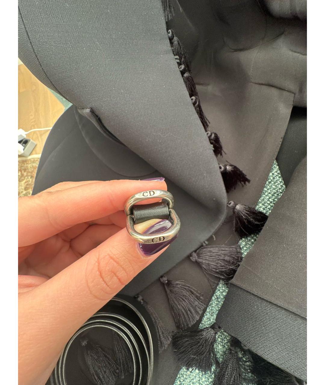 CHRISTIAN DIOR Черный шерстяной жилет, фото 6