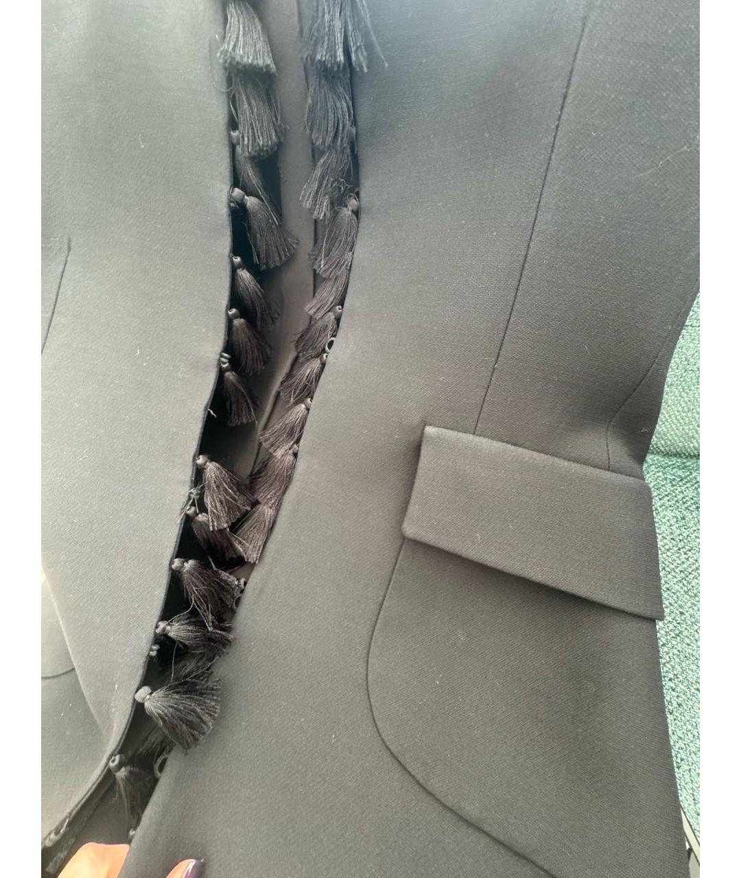 CHRISTIAN DIOR Черный шерстяной жилет, фото 3