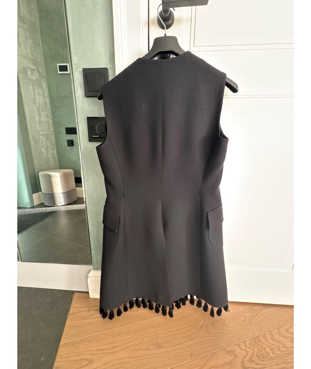 CHRISTIAN DIOR Черный шерстяной жилет, фото 2
