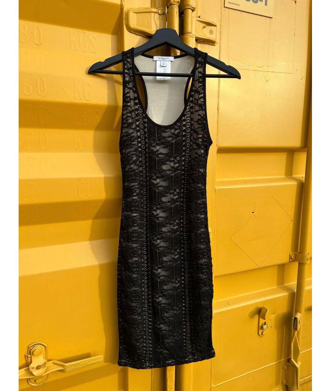 GIVENCHY Черное полиамидовое вечернее платье, фото 7