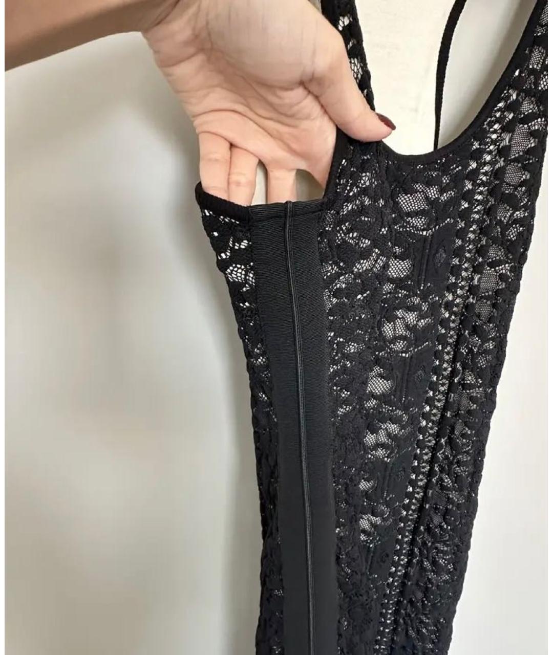 GIVENCHY Черное полиамидовое вечернее платье, фото 4