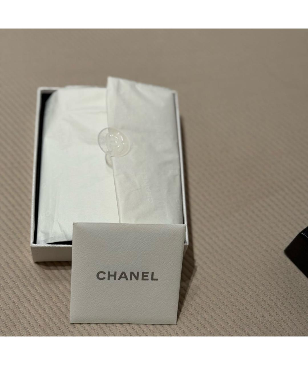 CHANEL Белое металлическое колье, фото 6