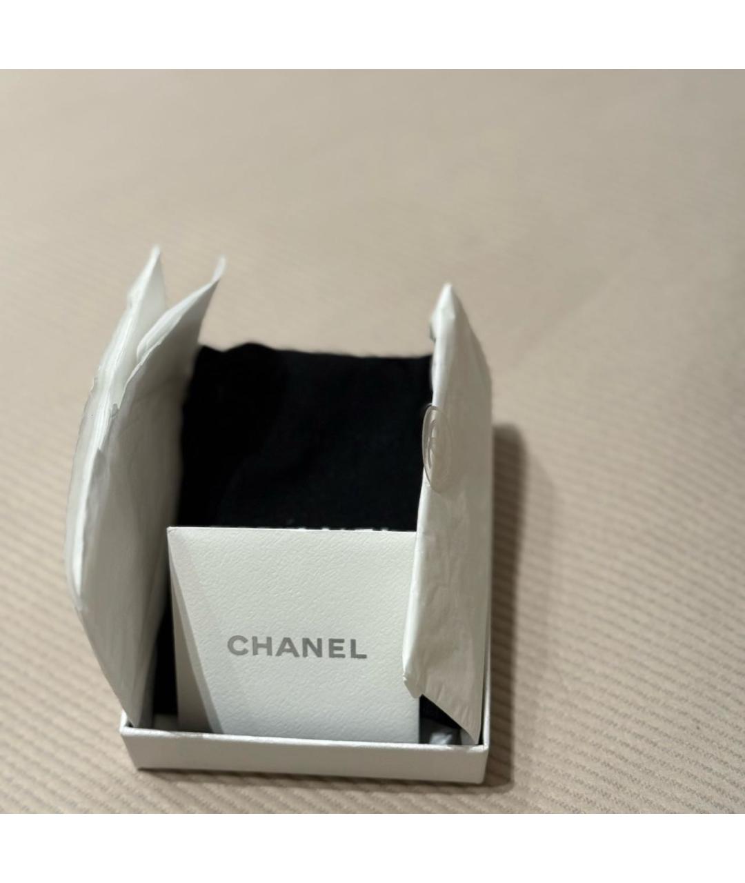 CHANEL Белое металлическое колье, фото 5