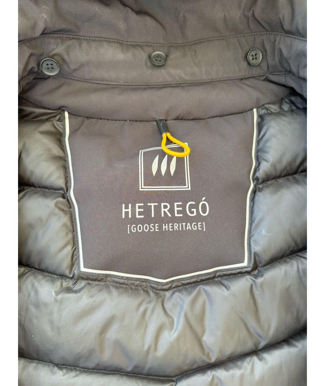 HETREGO Черная полиэстеровая парка, фото 3