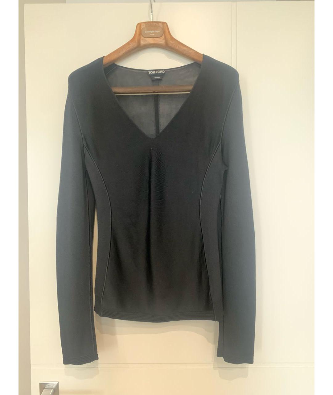 TOM FORD Черный полиамидовый джемпер / свитер, фото 5