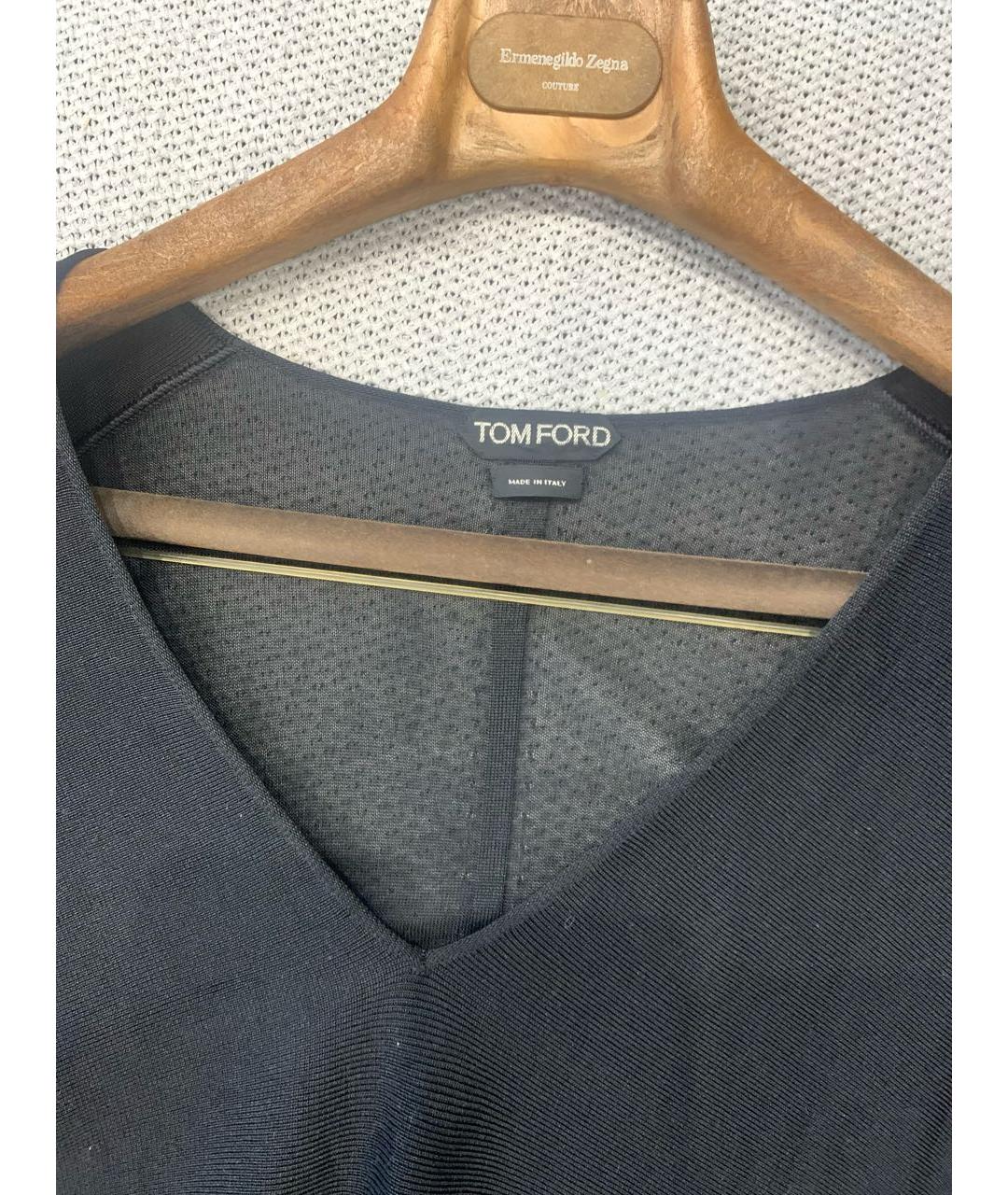 TOM FORD Черный полиамидовый джемпер / свитер, фото 3