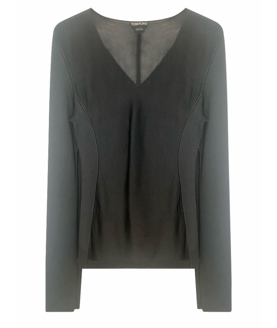 TOM FORD Черный полиамидовый джемпер / свитер, фото 1