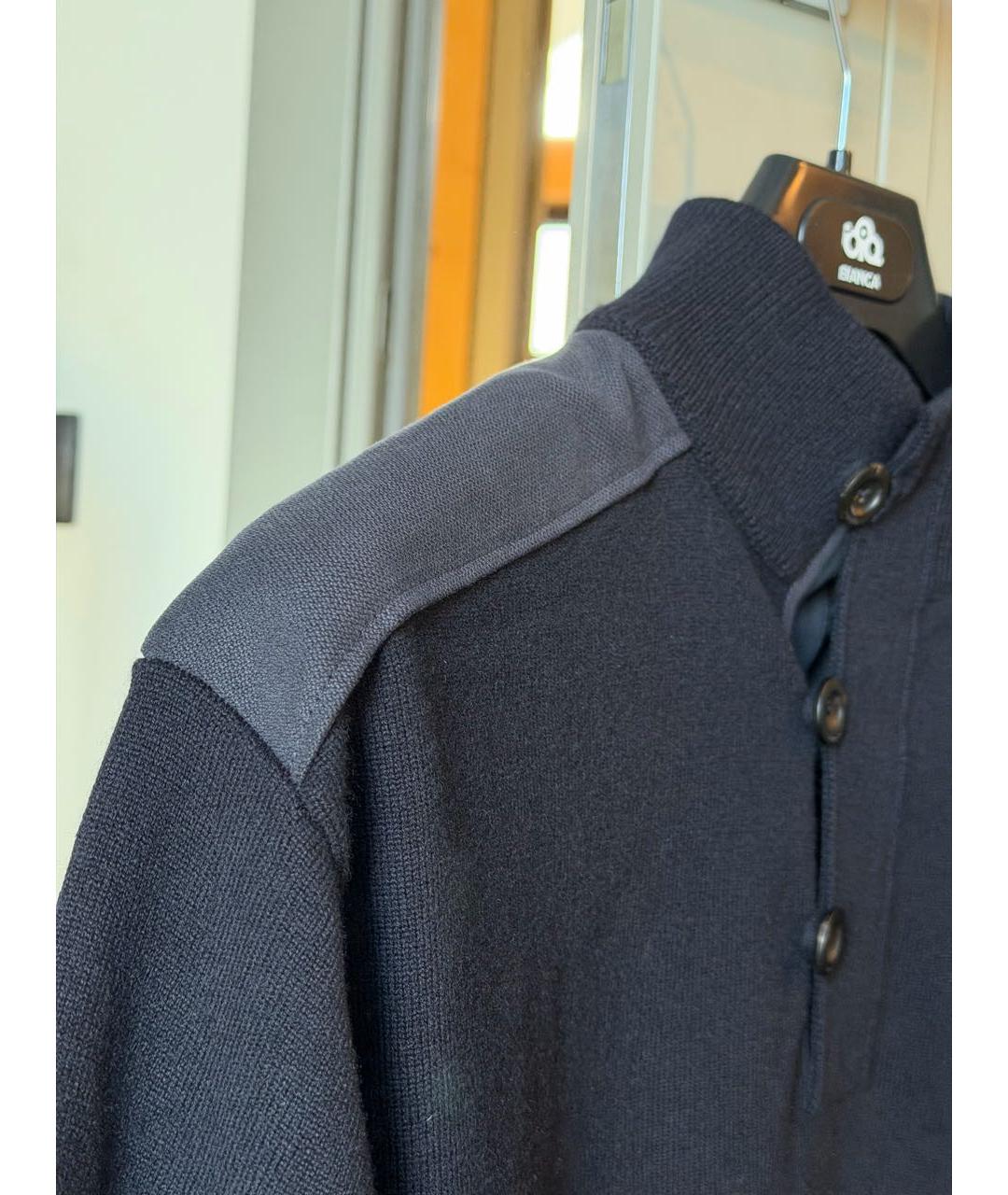 LORO PIANA Темно-синий кашемировый джемпер / свитер, фото 3