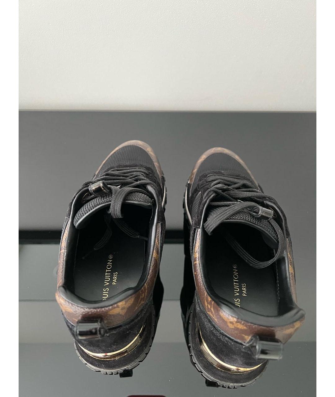 LOUIS VUITTON Черные текстильные кроссовки, фото 3