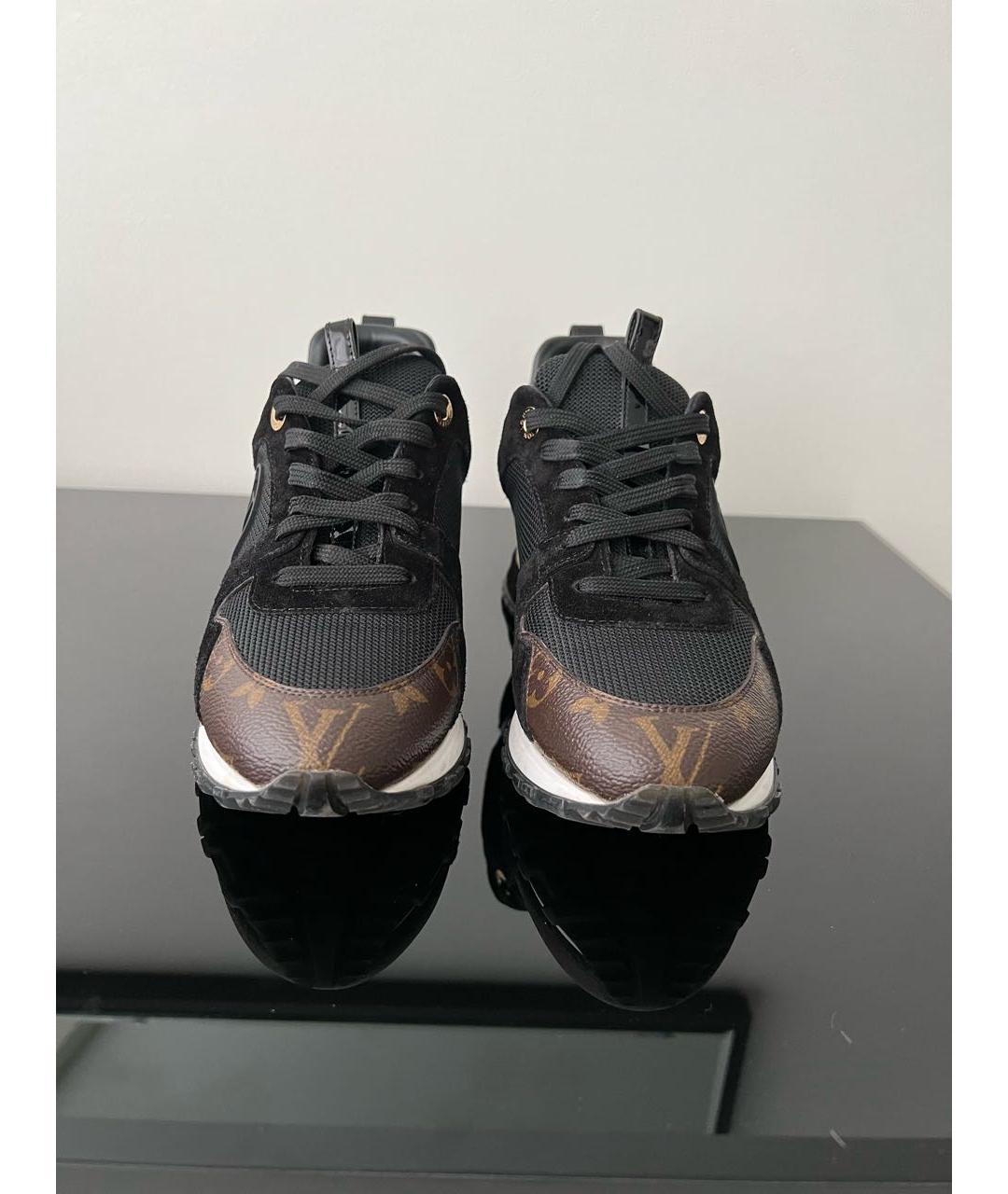 LOUIS VUITTON Черные текстильные кроссовки, фото 2