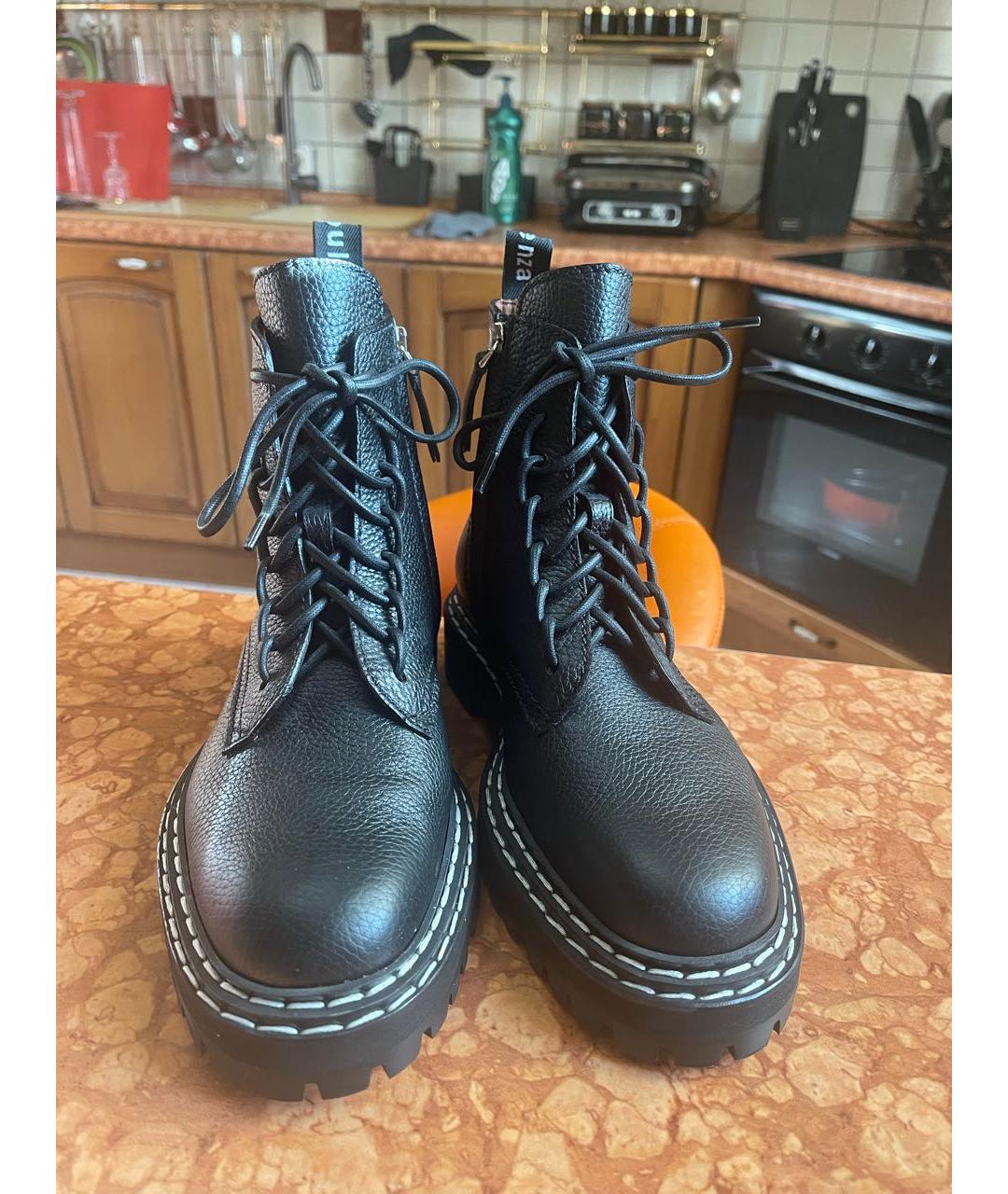 PROENZA SCHOULER Черные кожаные ботинки, фото 2