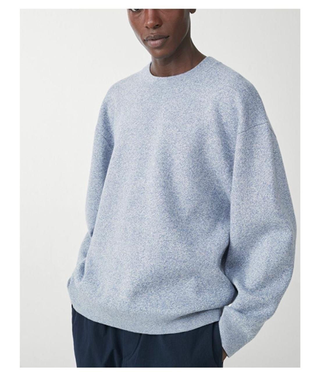 COS Голубой хлопковый джемпер / свитер, фото 2