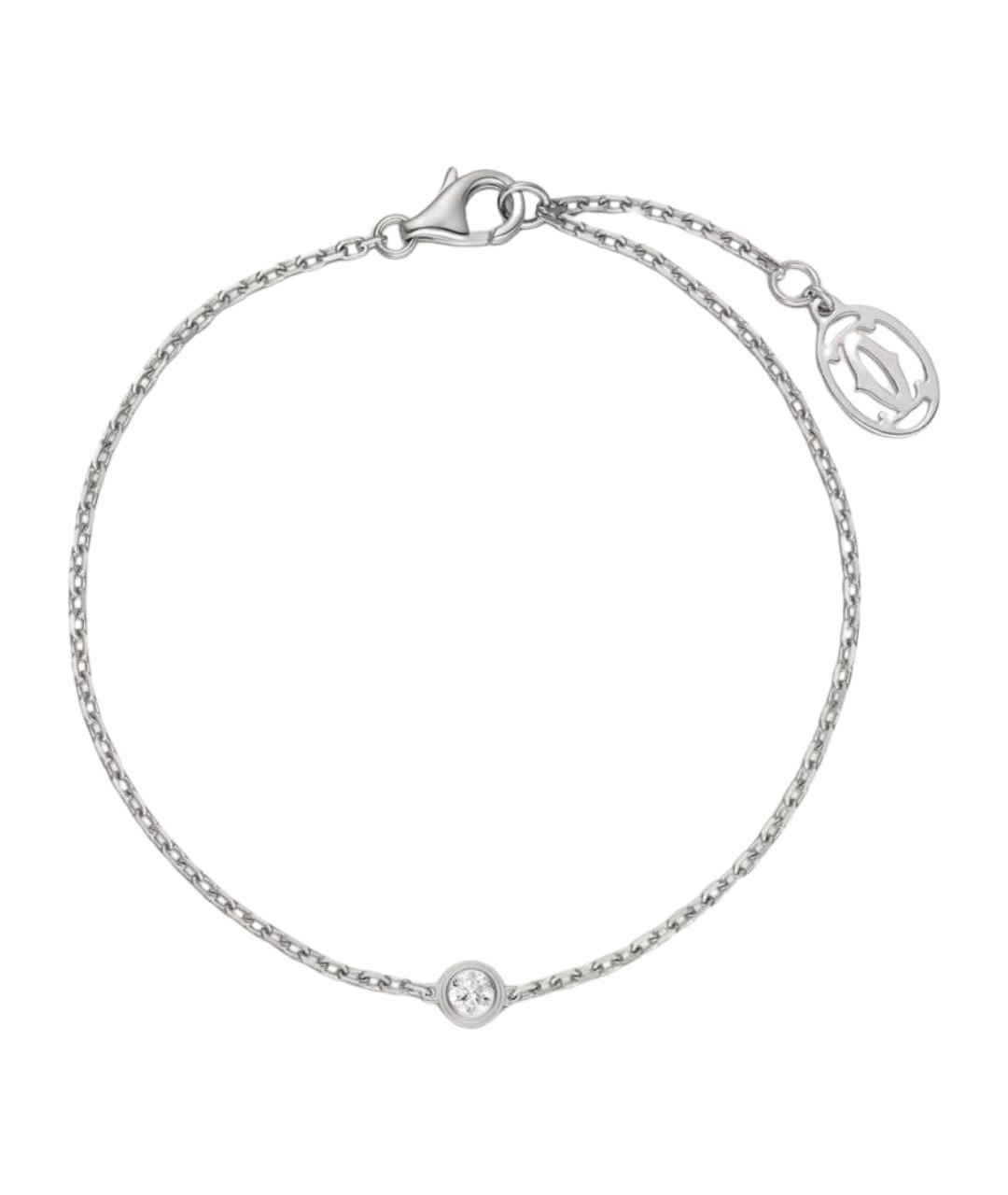 CARTIER Белый браслет из белого золота, фото 1