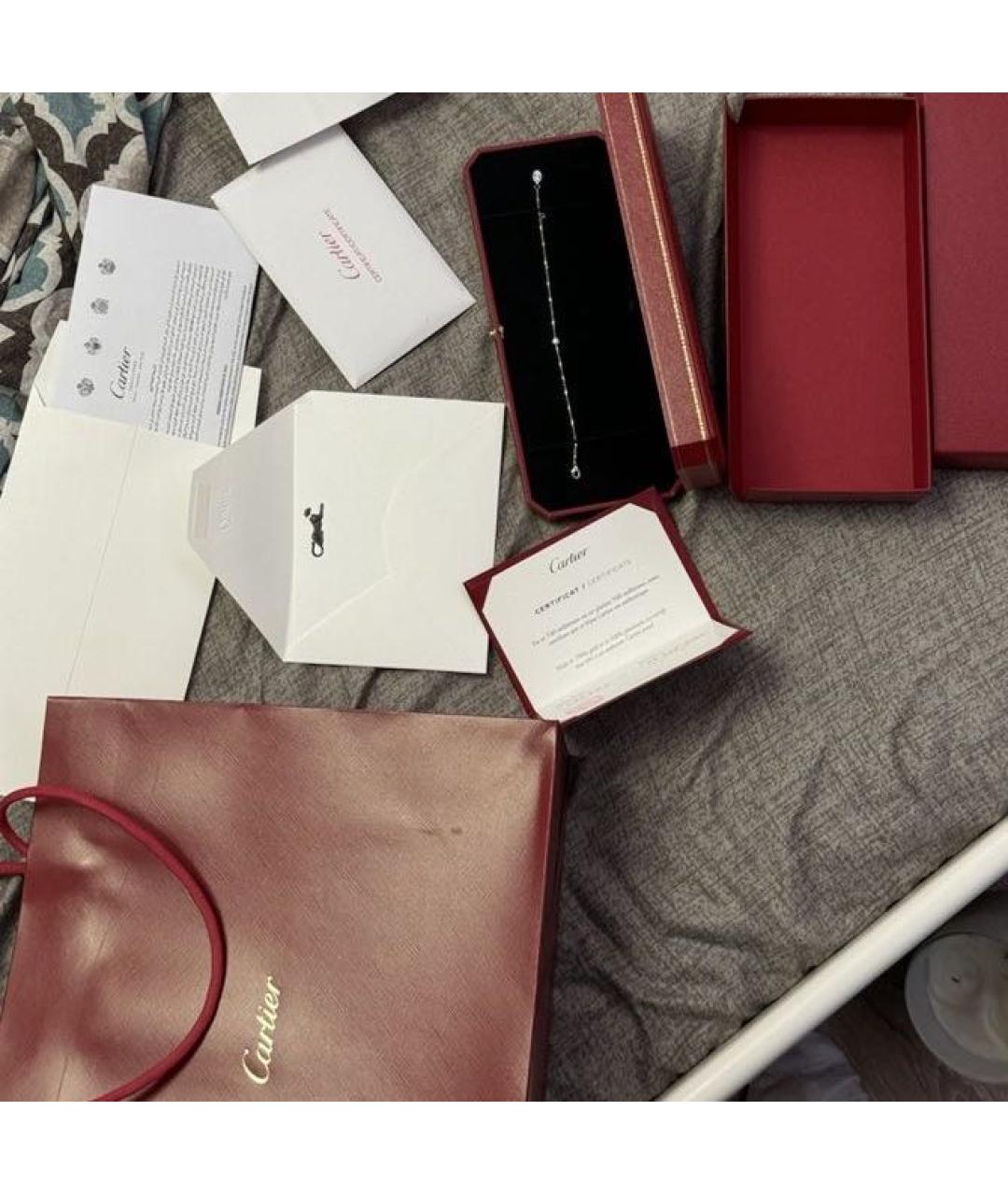 CARTIER Белый браслет из белого золота, фото 6