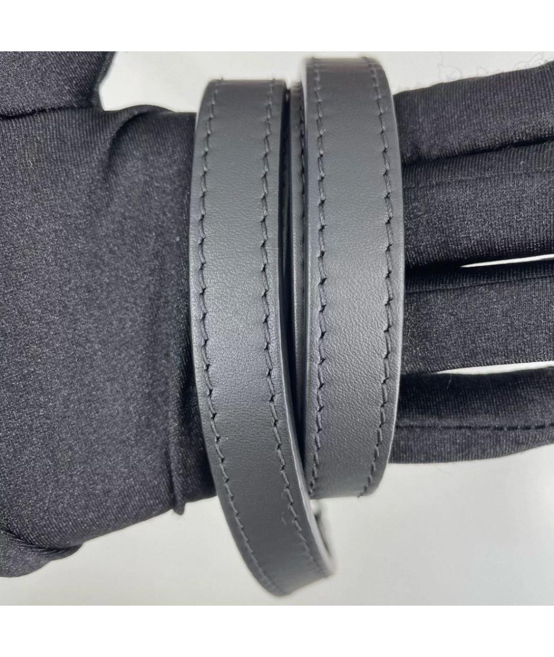 LOUIS VUITTON Коричневая кожаная сумка через плечо, фото 5