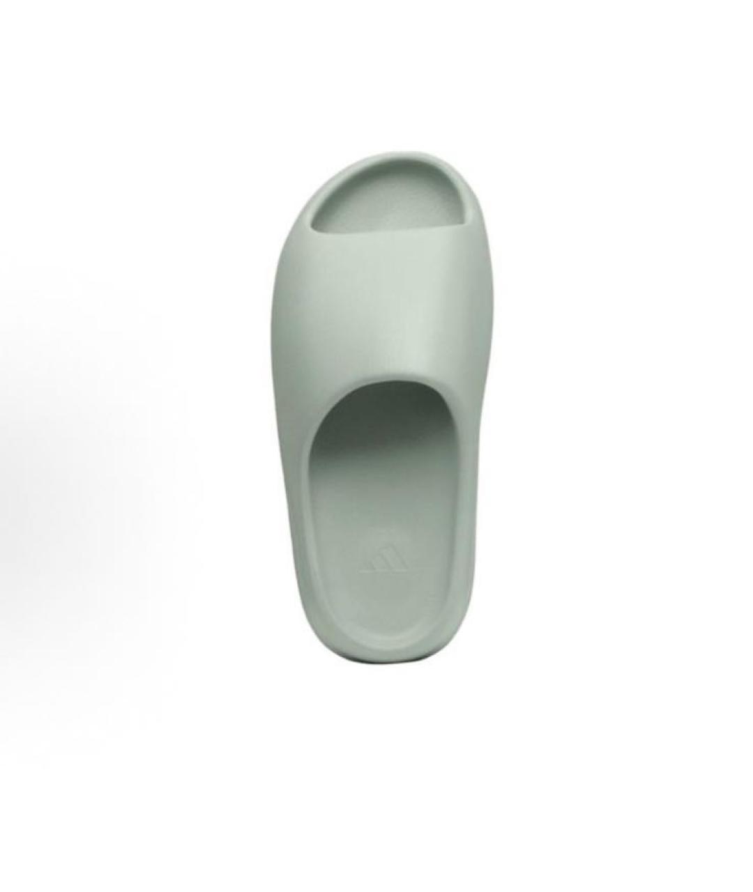 ADIDAS YEEZY Серые резиновые шлепанцы, фото 5