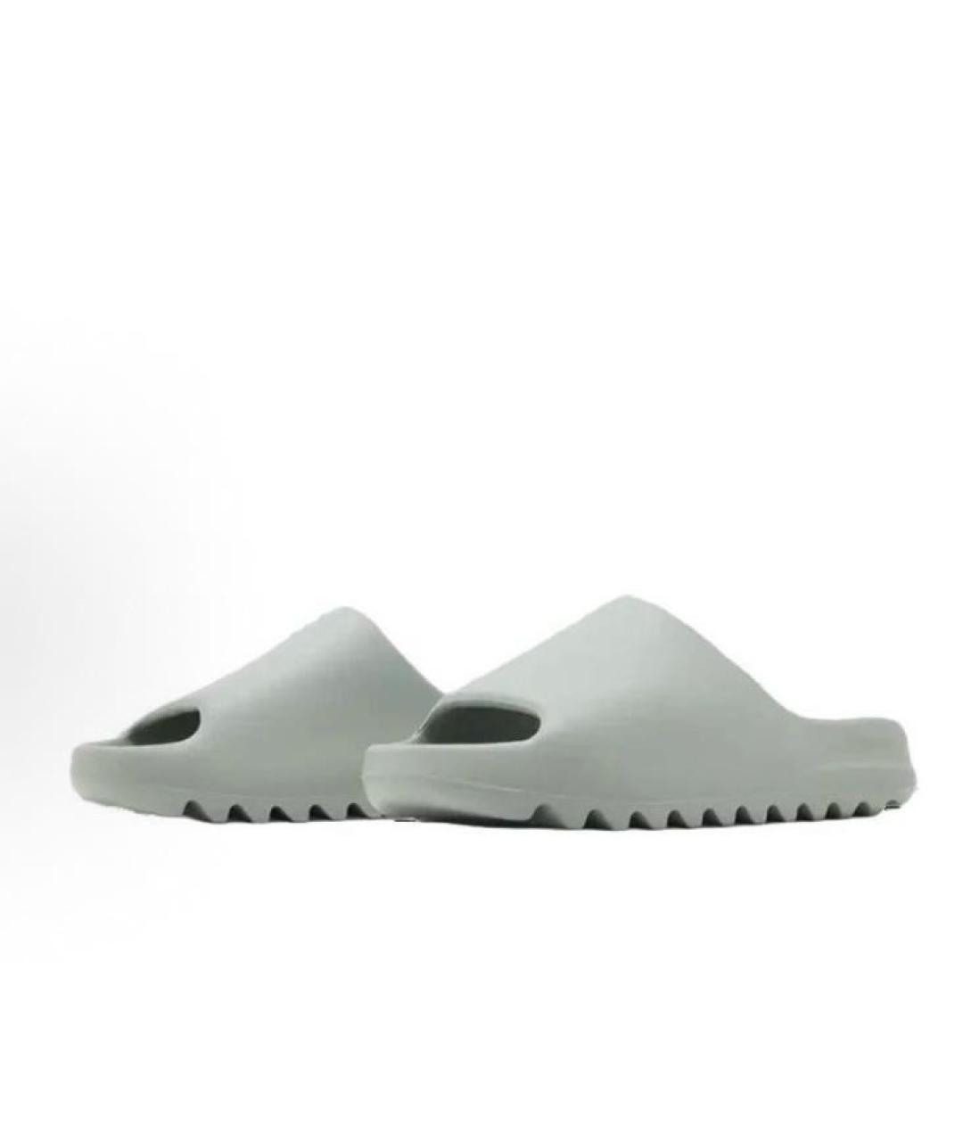 ADIDAS YEEZY Серые резиновые шлепанцы, фото 3