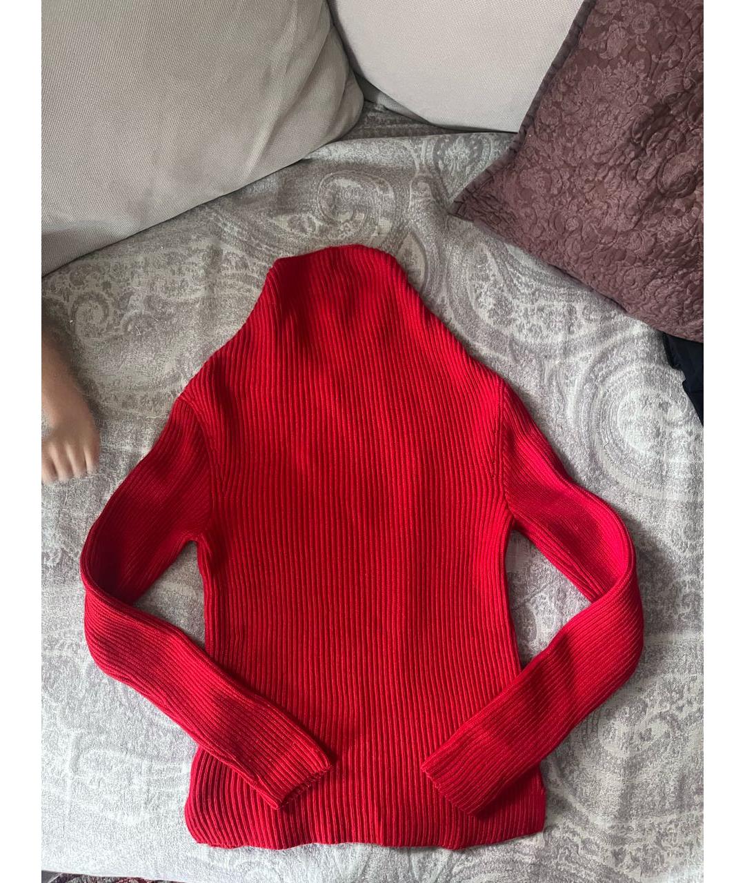 J.W.ANDERSON Красный шерстяной джемпер / свитер, фото 2