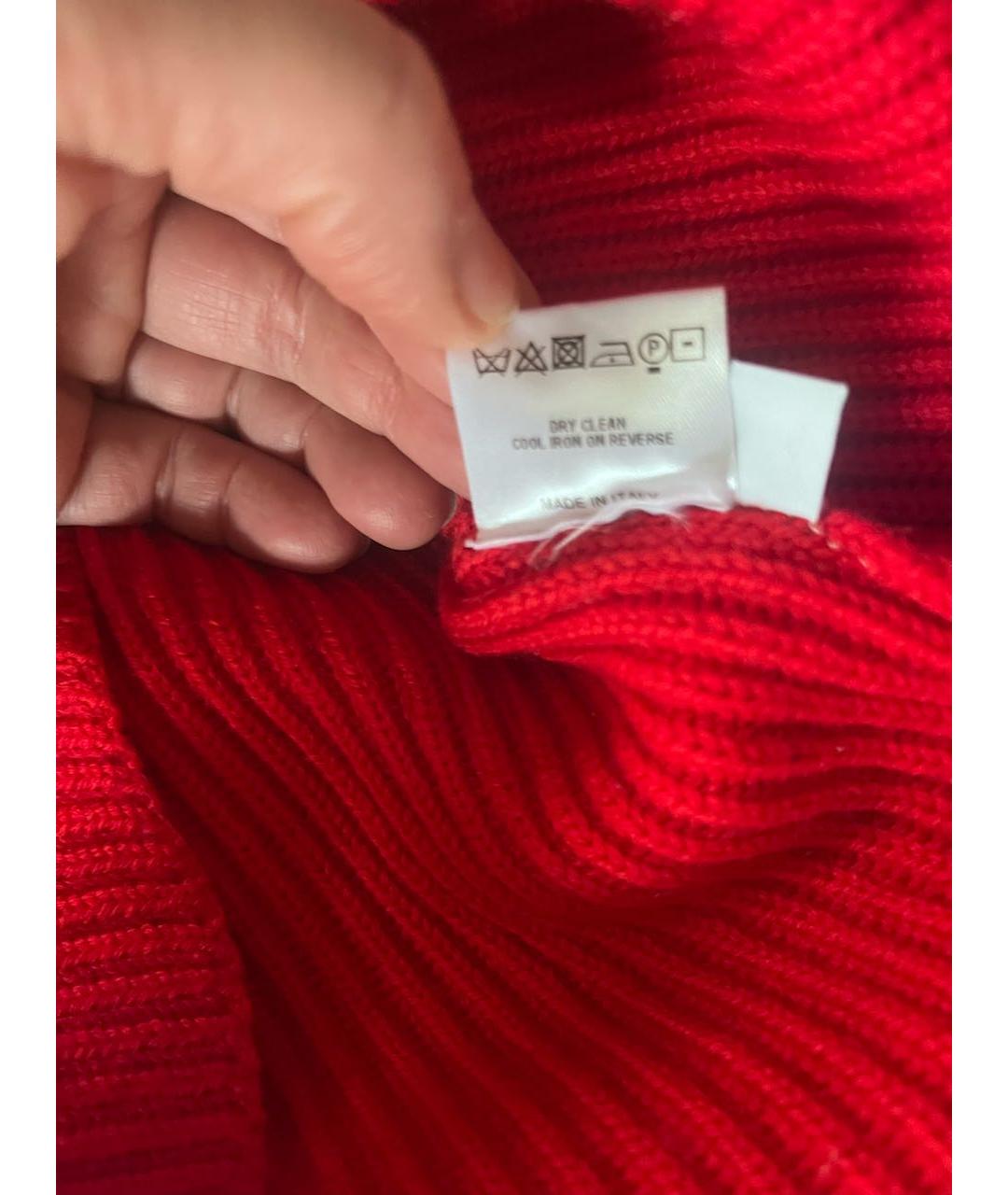 J.W.ANDERSON Красный шерстяной джемпер / свитер, фото 5