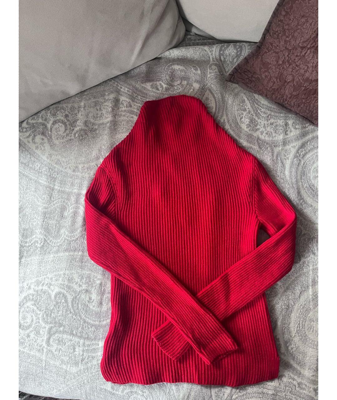 J.W.ANDERSON Красный шерстяной джемпер / свитер, фото 6