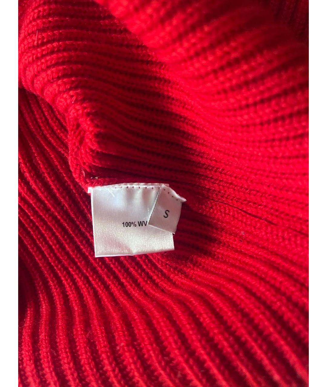 J.W.ANDERSON Красный шерстяной джемпер / свитер, фото 4